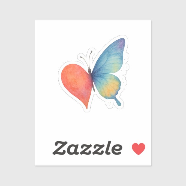 Heart's aflutter  sticker (Sheet)