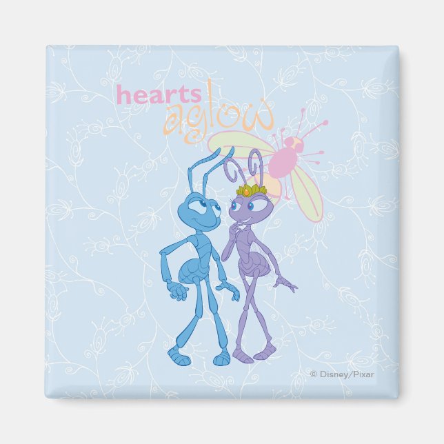 Hearts Aglow Magnet (Front)