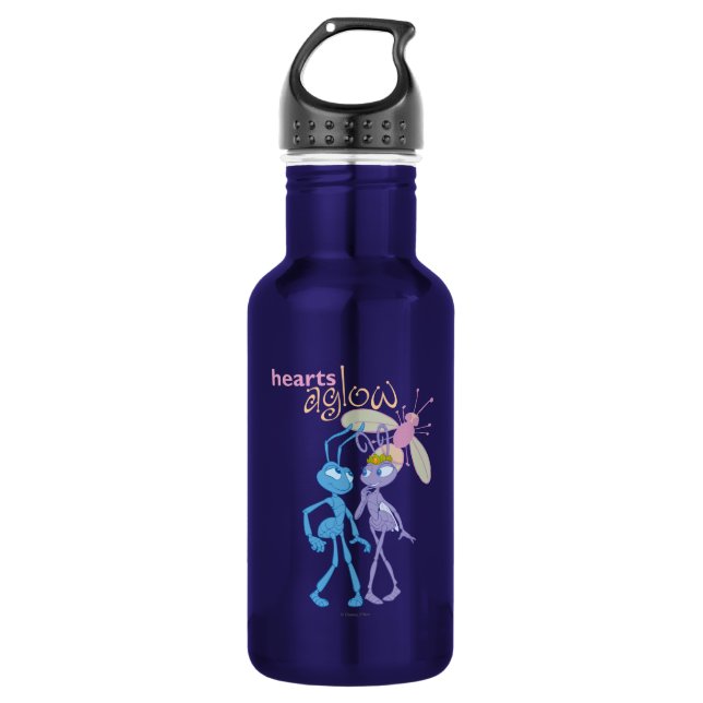 Hearts Aglow Water Bottle (Front)