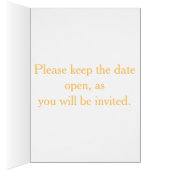 Hearts Aglow with Pride Gay Wedding Save The Date Cards (Inside (Right))