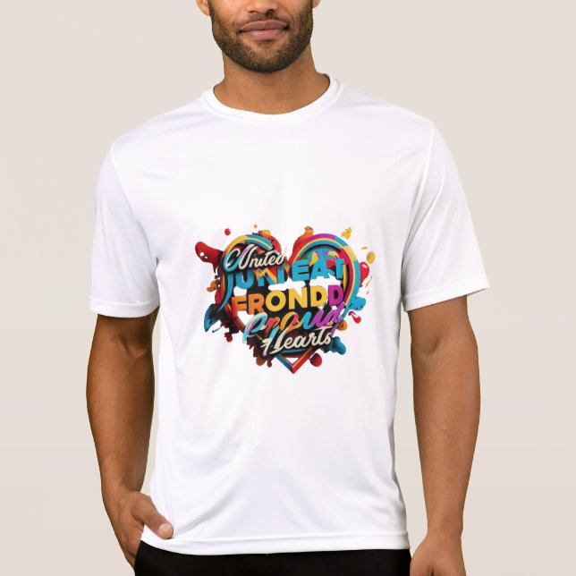 "Hearts Aligned" T-Shirt (Front)