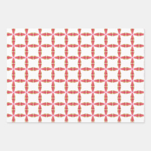 Hearts Aligned Wrapping Paper Sheets