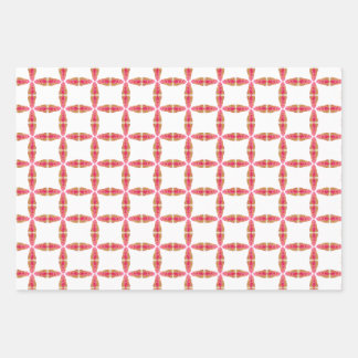 Hearts Aligned Wrapping Paper Sheets