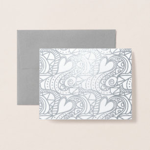 Hearts Alive Foil Card