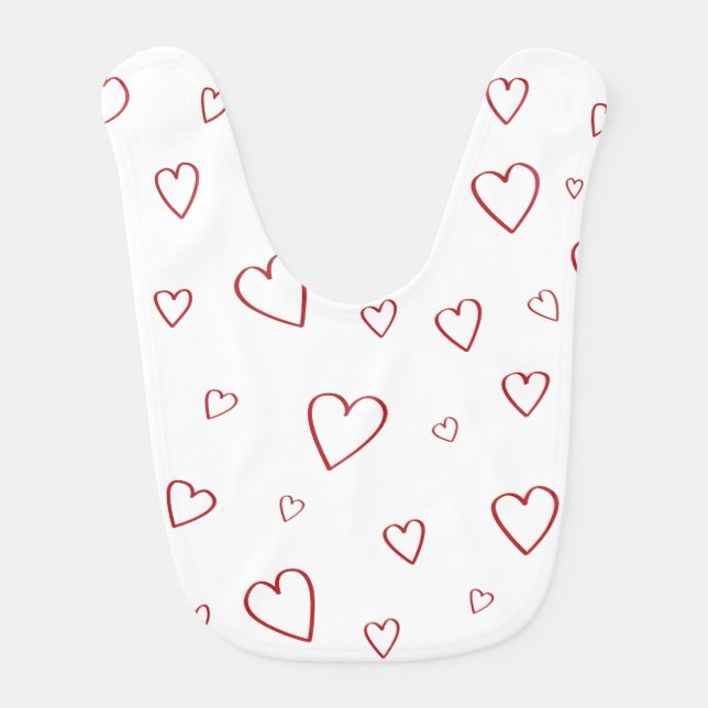 Hearts All-Over Bib (Front)