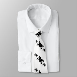 Hearts And Bones Valentine's Day Tie