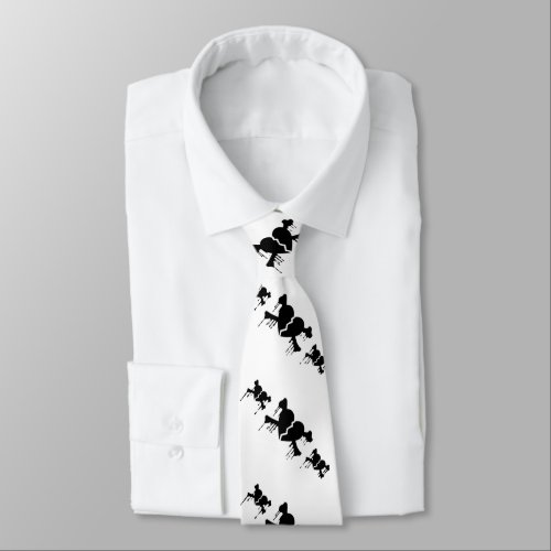 Hearts And Bones Valentines Day Tie