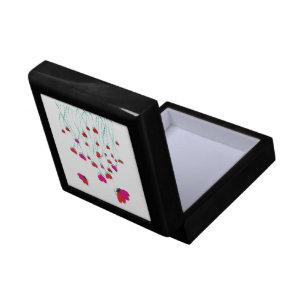 Hearts and Butterflies Valentine Love Keepsake Box