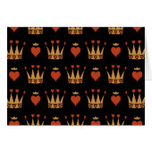Hearts and Crowns Motif (Front Horizontal)