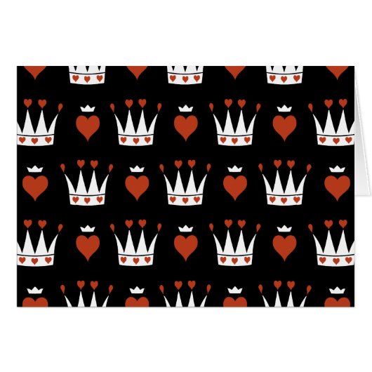 Hearts and Crowns Motif (Front Horizontal)