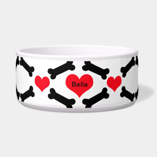 Hearts And Dog Bones Bowl