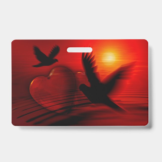 Hearts and Doves Badge (Front)