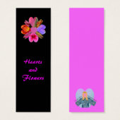 Hearts and Flowers, Bookmark (Front & Back)