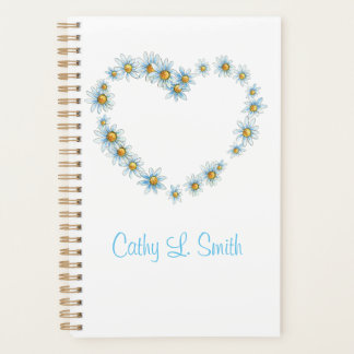 Hearts and Flowers Elegant Daily Planner
