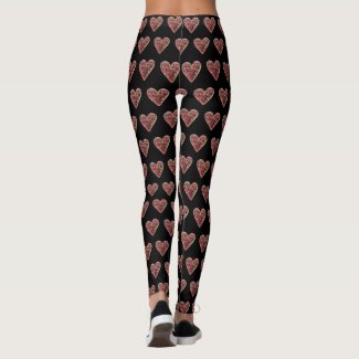 Hearts and Flowers Leggings