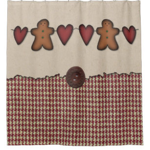 Gingerbread Man Shower Curtains Zazzle
