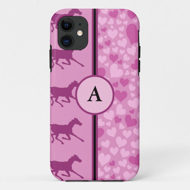 hearts and horses Case-Mate iPhone case (Back)
