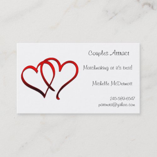 Hearts and Love Business Card