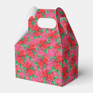 Hearts and Love Favor Box
