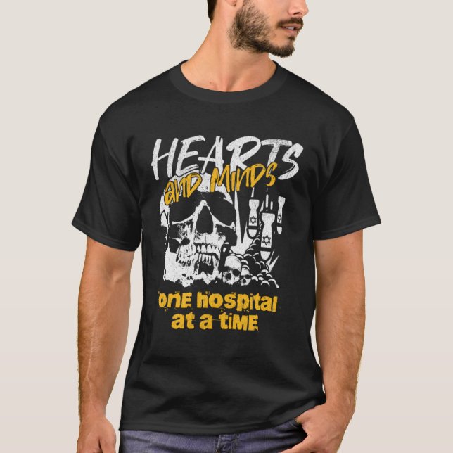 Hearts and Minds One Hospital at a Time t-shirt (Front)