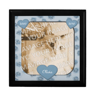 Hearts and Paws Pet Memorial Keepsake Box