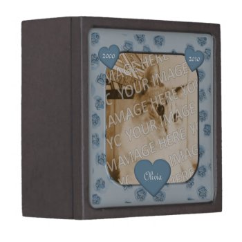 Hearts And Paws Pet Memorial Keepsake Box by sfcount at Zazzle