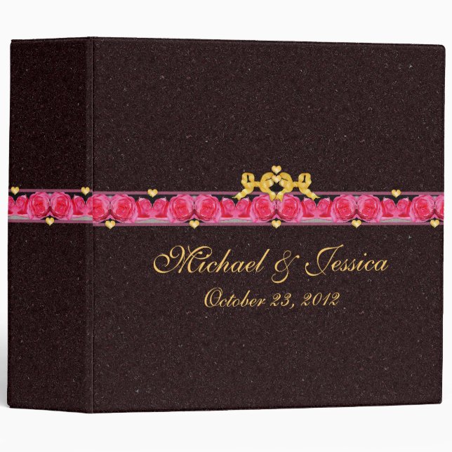 Hearts and Roses Binder (Front/Spine)