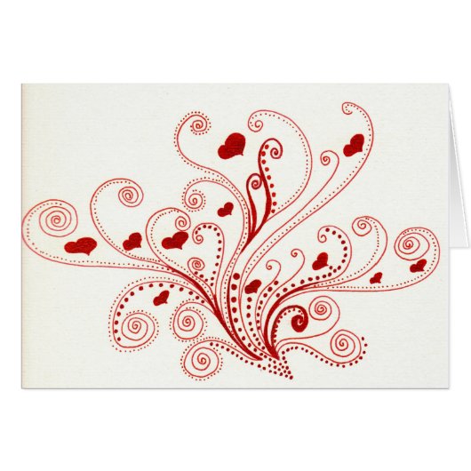 Hearts and Scrolls Cards (Front Horizontal)