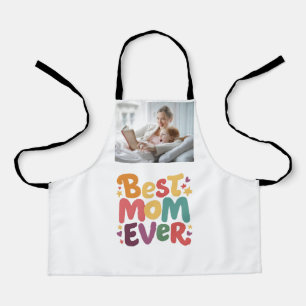 Hearts and Stars Best Mom Ever Apron