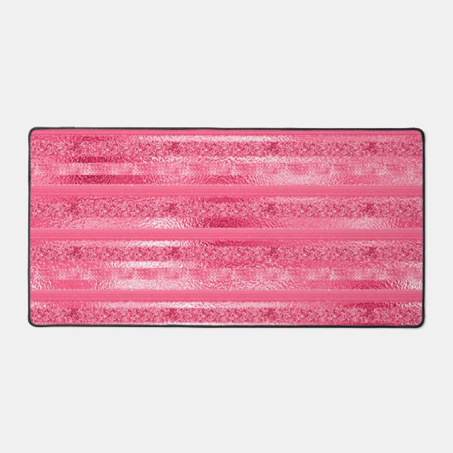 Hearts and Stripes  Desk Mat (Front)