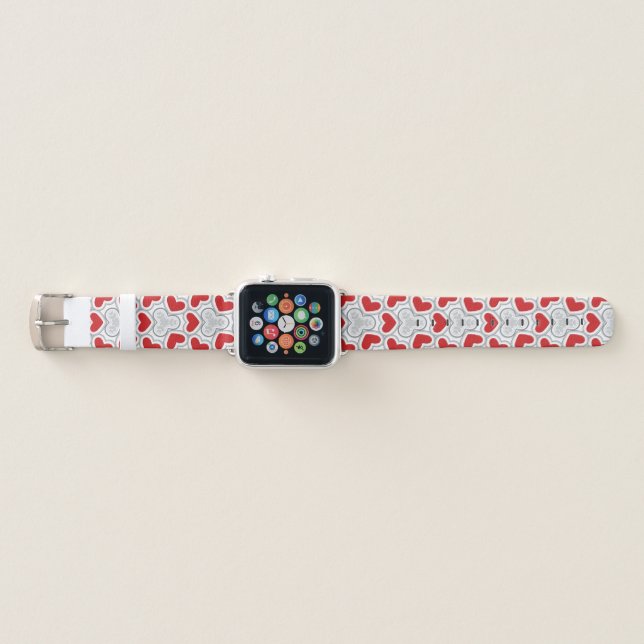 Hearts  apple watch band (Front)