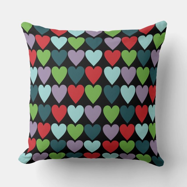 Hearts are taken throw pillow (Front)
