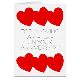  Aunt  And Uncle  Wedding  Anniversary  Cards Greeting 