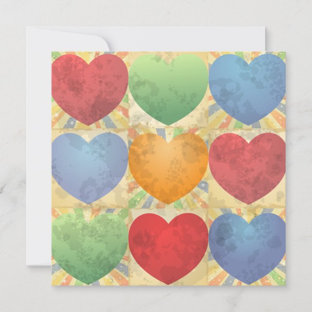 Hearts background (Front)