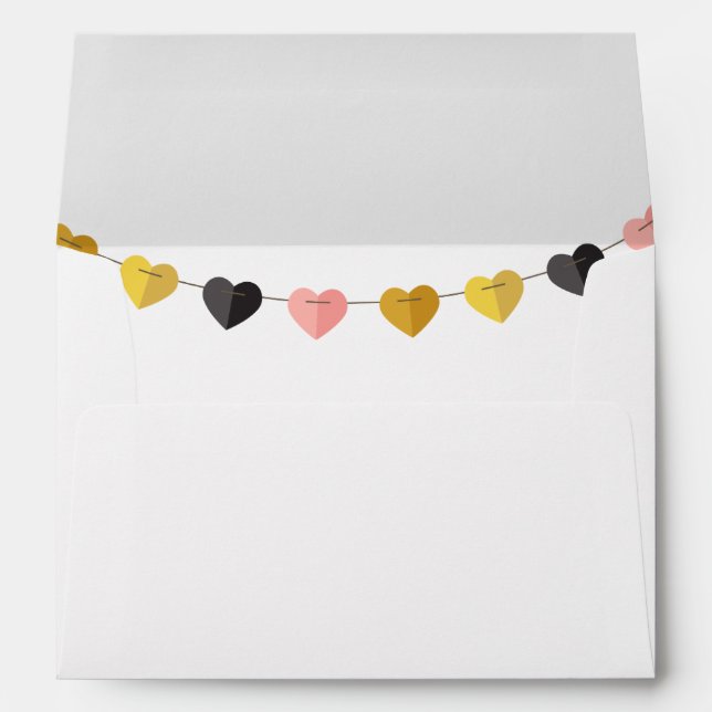 Hearts Banner Envelope (Back (Bottom))
