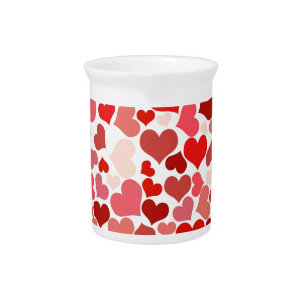 HEARTS BEVERAGE PITCHER
