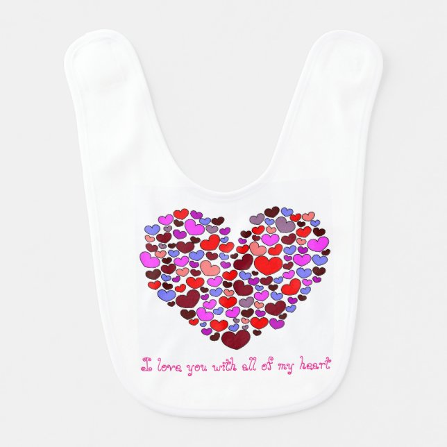 Hearts Bib (Front)