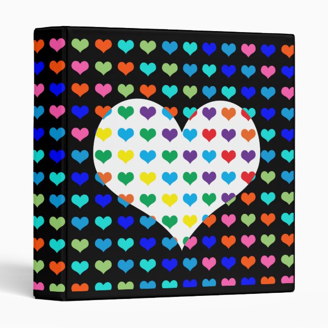 Hearts Binder Black (Front/Spine)