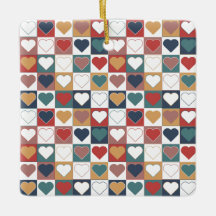 Hearts board in mix of aesthetic colors