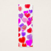 Hearts bookmark (Back)