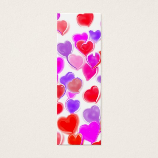 Hearts bookmark (Front)