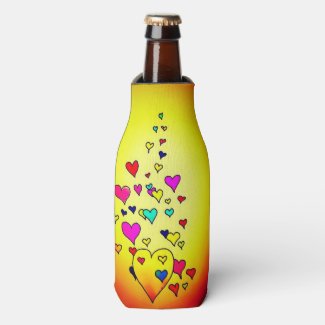 Hearts Bottle Cooler
