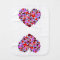 Hearts Burp Cloth