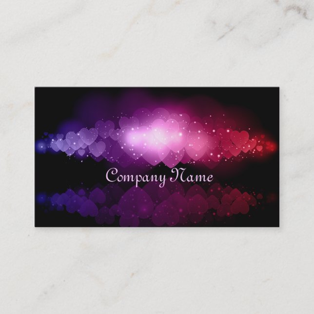 Hearts business card (Front)