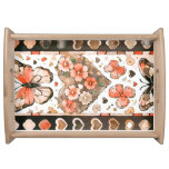 Hearts, Butterflies and Flowers Serving Tray
