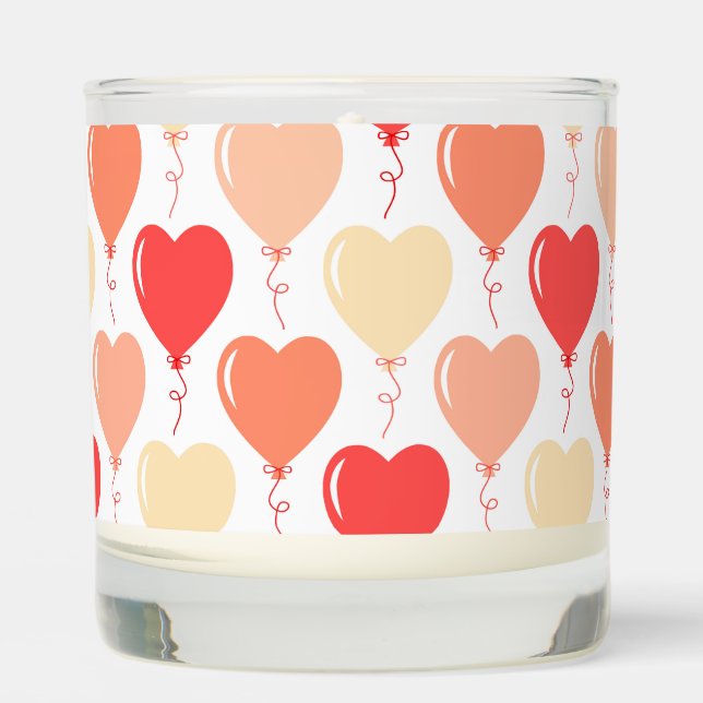 Hearts candle  (Front)