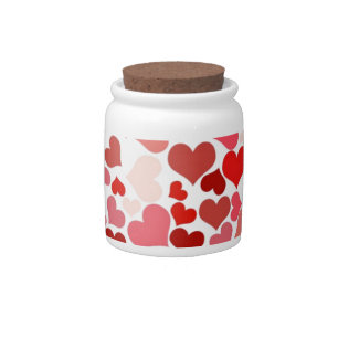 Hearts Candy Jar