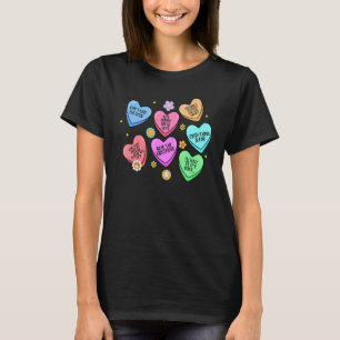 Hearts Candy Speech Language Pathologist SLP Valen T-Shirt