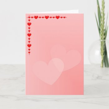 Hearts Card by madelaide at Zazzle