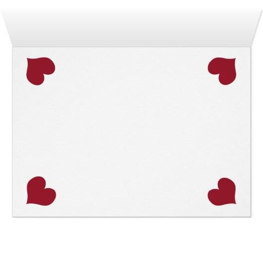 Hearts Card (Inside Horizontal (Bottom))